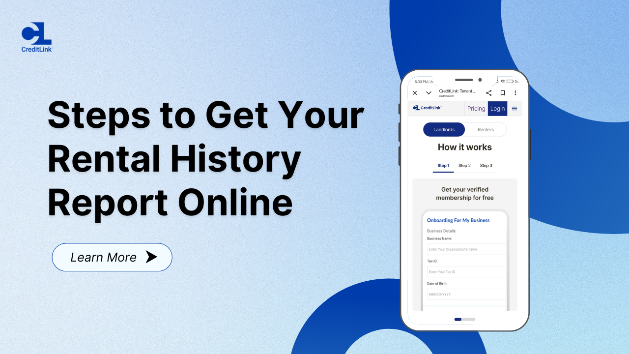Get Your Rental History Report Online | CreditLink Secureâ¢
