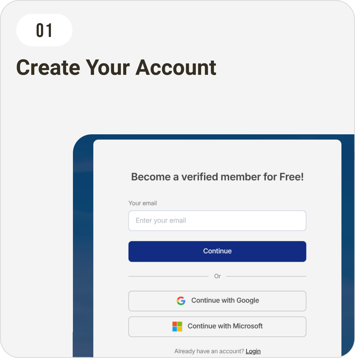 Create Your Account